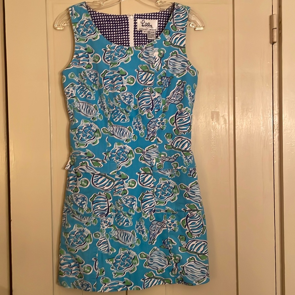 Lilly Pulitzer vintage cotton shift, size 4
